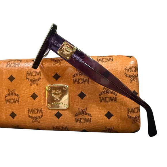 MCM Purple Rectangular Sunglasses | Made in Italy - Picture 2 of 5